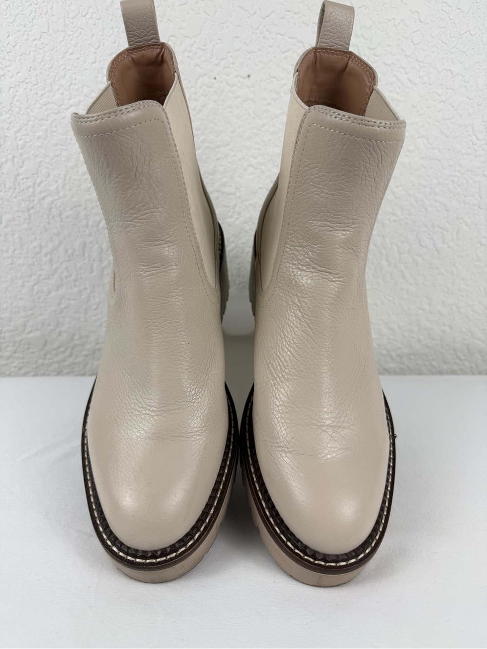 Nordstrom | Nomiah-Lea | Chelsea Lug Boots | Natural | 8 - Picture 10 of 11